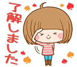 Bob girl usable every day sticker #8153729