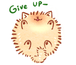 Cute fluffy Pomeranian sticker #8154028