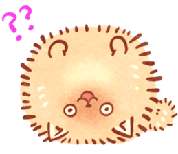 Cute fluffy Pomeranian sticker #8154043
