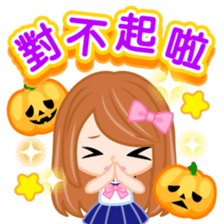 Schoolgirl Halloween -Taiwan- sticker #8154287
