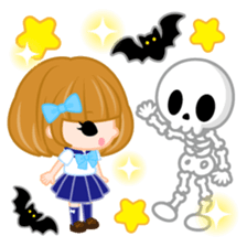 Schoolgirl Halloween -Taiwan- sticker #8154298