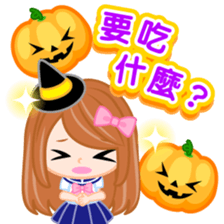 Schoolgirl Halloween -Taiwan- sticker #8154317