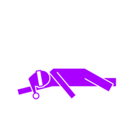 Greetings of pictograms /Merry Christmas sticker #8154908