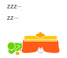 Greetings of pictograms /Merry Christmas sticker #8154914