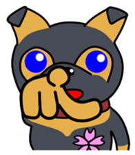 Ryu blue eyes 2 sticker #8155445