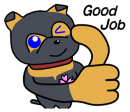 Ryu blue eyes 2 sticker #8155446