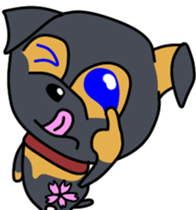 Ryu blue eyes 2 sticker #8155452