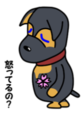 Ryu blue eyes 2 sticker #8155456