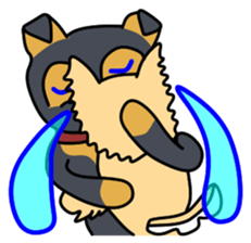 Ryu blue eyes 2 sticker #8155458