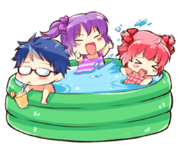 Reon, Reyna, Reno, Oren of re:ON Comics sticker #8155512