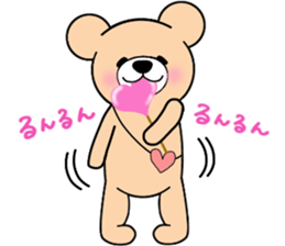 Heartful sweet bear 6 sticker #8156107