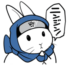 rabbit is justice3 sticker #8156124