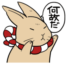 rabbit is justice3 sticker #8156156