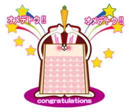 Bag in rabbit sticker #8156221