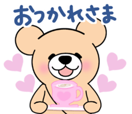 Heartful sweet bear 7 sticker #8156516
