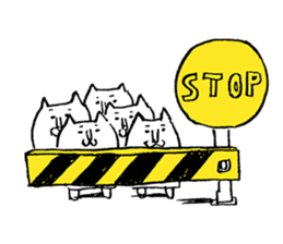 The small  cats sticker #8156935