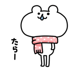 yurukuma11 winter sticker #8157281