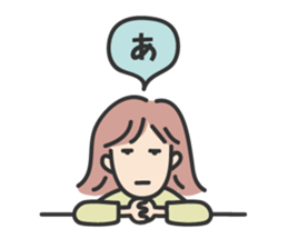 poker face MiMi sticker #8157357