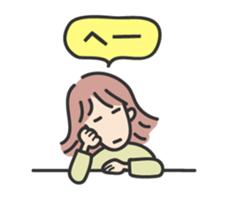 poker face MiMi sticker #8157359