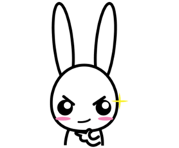bunny D sticker #8158018
