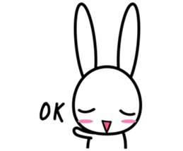 bunny D sticker #8158024