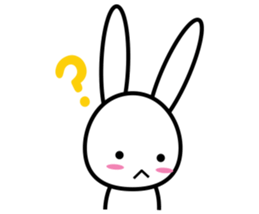 bunny D sticker #8158036