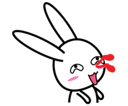 bunny D sticker #8158039