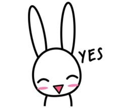 bunny D sticker #8158041
