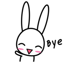 bunny D sticker #8158043