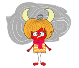 Boy pumpkin sticker #8158093