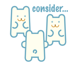 polite bears + sticker #8158838