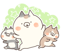 happy new year nyanko sticker #8159107
