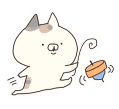 happy new year nyanko sticker #8159120