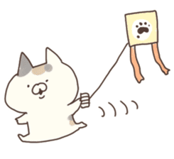 happy new year nyanko sticker #8159121