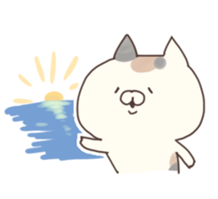 happy new year nyanko sticker #8159122