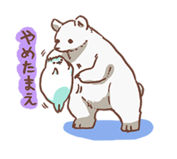 life of azarashi 02 sticker #8159287