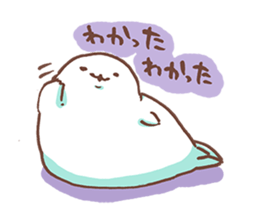 life of azarashi 02 sticker #8159288