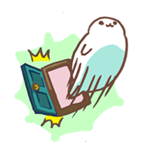 life of azarashi 02 sticker #8159289