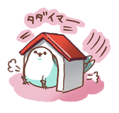 life of azarashi 02 sticker #8159290