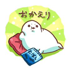 life of azarashi 02 sticker #8159291