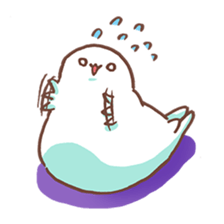 life of azarashi 02 sticker #8159293