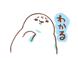 life of azarashi 02 sticker #8159295