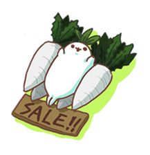 life of azarashi 02 sticker #8159299