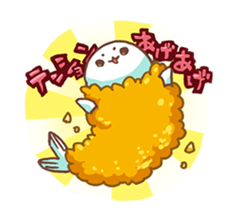 life of azarashi 02 sticker #8159300