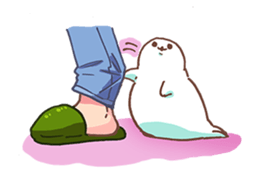 life of azarashi 02 sticker #8159302