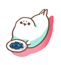 life of azarashi 02 sticker #8159305