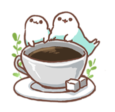 life of azarashi 02 sticker #8159310