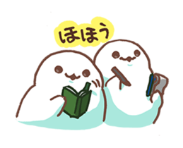 life of azarashi 02 sticker #8159312