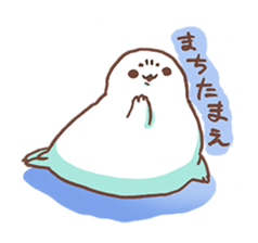 life of azarashi 02 sticker #8159313