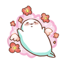 life of azarashi 02 sticker #8159316